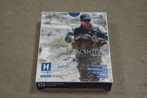 lot 221 image: 10 Hunt American Sniper 12 Gauge 2-34 494 Gr Slugs