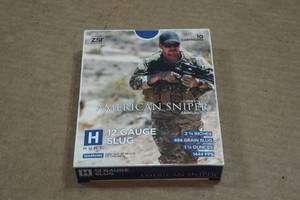 lot 223 image: 10 Hunt American Sniper 12 Gauge 2-34 494 Gr Slugs