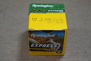 lot 234 image: 25 Remington Express XLR .410 Bore 3 7-12 Shot Shotshells