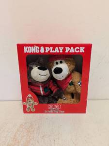 lot 10 image: KONG PLAY PACK 2PK DOG TOYS