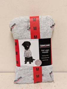 lot 58 image: NEW KIRKLAND SIGNATURE PET LOGO HOODIE MEDIUM