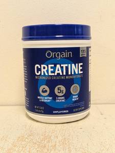 lot 80 image: NEW ORGAIN CREATINE UNFLAVORED