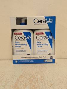 lot 83 image: CERAVE DAILY MOISTURIZING CREAM 2PK.