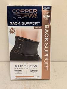 lot 97 image: NEW COPPERFIT ELITE BACK SUPPORT