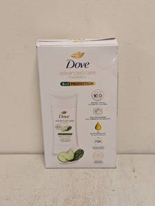 lot 118 image: NEW DOVE ADVANCED CARE DEODORANT 4PK.