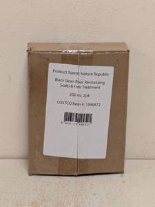 lot 122 image: NATURE REPUBLIC BLACK BEAN ROOT REVITALIZING SCALP AND HAIR TREATMENT