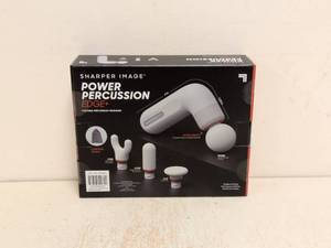 lot 127 image: NEW SHARPER IMAGE POWER PERCUSSION EDGE  MASSAGER
