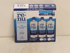 lot 132 image: NEW BAUSCH  LOMB RENU MULTIPACK