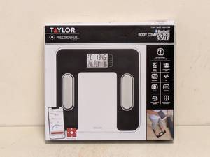 lot 135 image: TAYLOR SMART BODY COMPOSITION SCALE