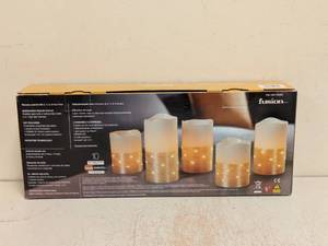 lot 195 image: NEW FUSION 5 FAIRLY LIGHT LED CANDLES