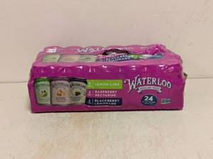 lot 172 image: NEW WATERLOO SPARKLING WATER VARIETY PACK 24CT