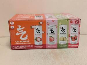 lot 178 image: NEW CHI FORREST SPARKLING WATER VARIETY PACK 24CT