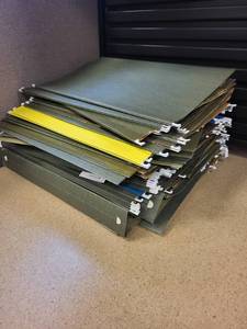 lot 36 image: Large Stack of Legal Size Hanging File