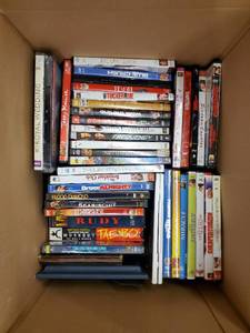 lot 68 image: DVD Collection Box - Mixed Movie Titles and books