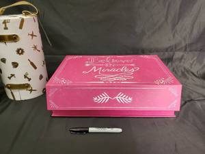 lot 69 image: Assorted Decor Lot - Martini Glasses in Cylinders, Candle Tree