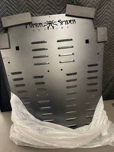 lot 21 image: Poison Spyder Customs Skid Plate - Underbody Armor, Ventilated Metal Shield