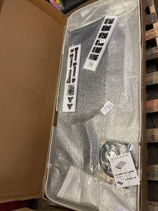 lot 26 image: Hard Folding Tonneau Cover - Bed Cover Kit with Clamps & Hardware