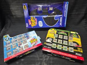 lot 33 image: (3) Collector Sets of Bitty Pop Figures, Batman, Ninja Turtles and Avengers