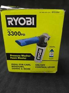lot 39 image: Ryobi Pressure Washer Foam Blaster Pressure Washer Attachment