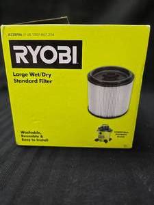 lot 82 image: Ryobi Large WetDry Replacement Filter