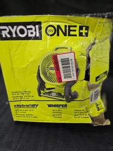 lot 93 image: Ryobi 18V Hybrid 7.5 Fan ( Tool Only)