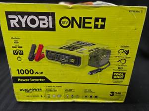 lot 99 image: Ryobi One 18V 1000 watt Power Invertor Tool only