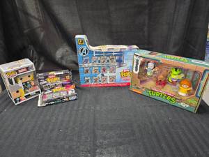 lot 187 image: POP Toys Turtles Bitty POP Marvel Thor