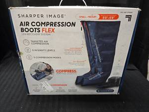lot 194 image: Sharper Image Compression Boots size Sm - Med 50 -58
