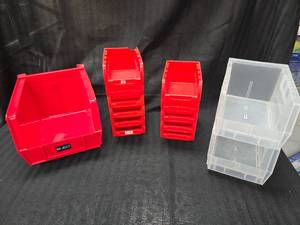 lot 205 image: Bins to hold small to med items -nuts bolts etc