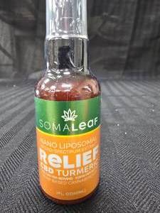 lot 208 image: New Somaleaf CBD Turmeric Relief