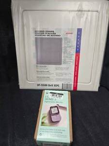 lot 224 image: 8x8 Access Door and Digital Radon Detector