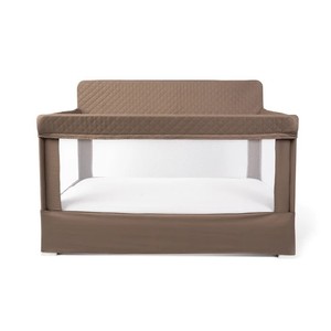 lot 46 image: Baby Delight Lunaire Full Size Crib  Breathable Mesh Baby Crib  Tool-Free Assembly Baby Bed  100% GOTS Certified Organic Cotton Fabric