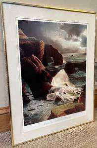 lot 140N image: Base - Loyal H. Chapman No. 5 Big Sur Golf & Country Club Framed Print