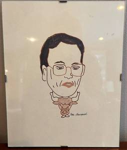lot 186N image: DR - M. E. Bartyzel Caricature Portrait