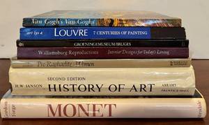 lot 83H image: LL - Art History Book Lot - Monet, Van Gogh, Louvre, History of Art, Pre-Raphaelite Women (7)