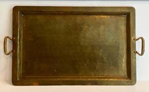 lot 151H image: DR - Art Deco Brass Serving Tray