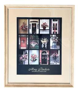lot 154H image: O - May Baskets Wall Art - Framed Print Annapolis, Maryland