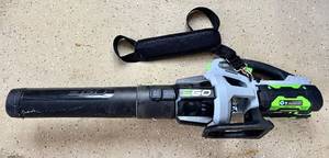 lot 161H image: G - EGO Power Blower - Model L85300, 60V, 530 CFM with Shoulder Strap
