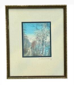 lot 18D image: Wallace Nutting Hand-Colored Photograph - Hand-Colored Platinum Print (Platinotype)