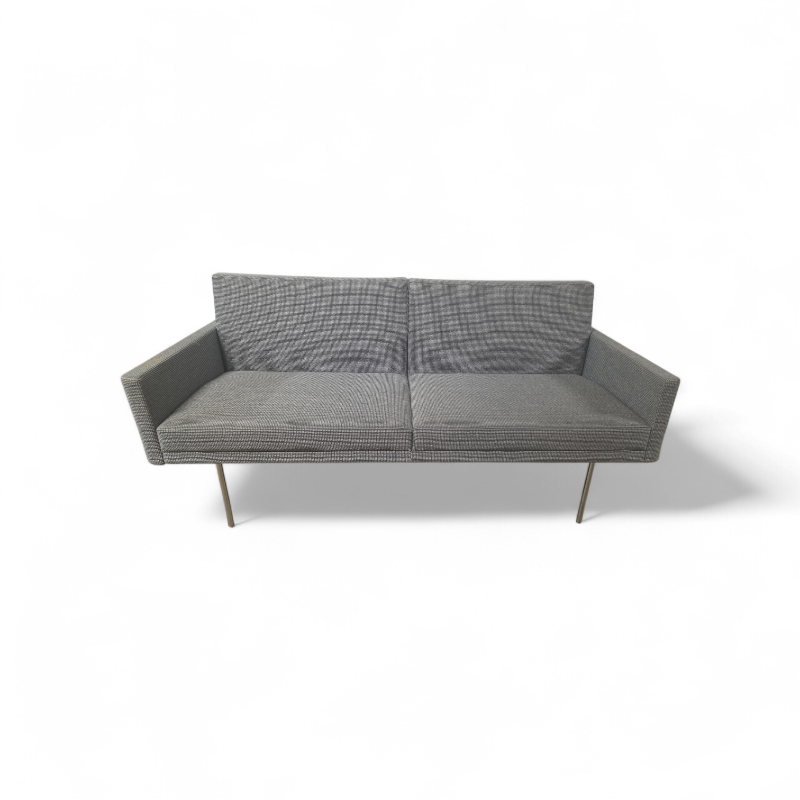 lot 52 image: Geiger Tuxedo Sofa Herman Miller Reqtils new for over $5000