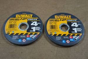 lot 20 image: 2 DeWalt 5-Packs Metal Cut Off Discs
