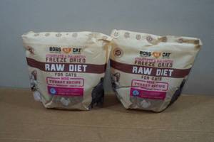 lot 43 image: 2 Boss Cat Freeze Dried Treats - Turkey Recipe