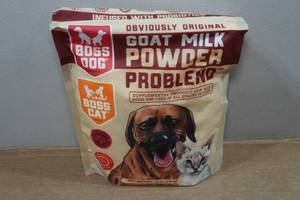 lot 44 image: Boss DogCat Problend Goat Milk Powder Supplement