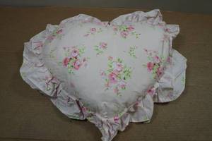 lot 146 image: Decorative Heart Shaped Pillow