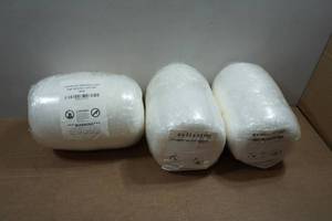 lot 157 image: 3 Upholstry High Density Foam Pads - 22x22x424x24x5