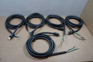 lot 158 image: 5 Heavy Duty Replacement AC Power Cords
