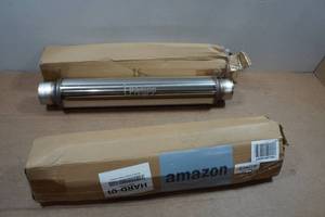 lot 167 image: 2 2.5 InletOutlet Stainless Steel Exhaust Muffler