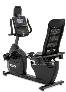 lot 1B image: NEW Spirit XBR55 Recumbent Bike Exercise Machine - $1999 Retail