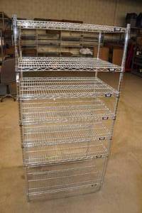 lot 1Q image: Uline Wire Shelf - 3x2x6