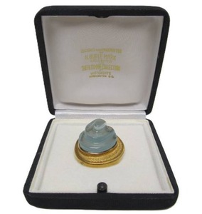 lot 17 image: Genuine 18K Gold &amp Sculpted Gemstone Designer Pendant - Forme Livre by Burle Marx